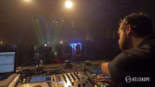 PEX veteran, Marko Peli, gets the Armory dancefloor warmed up.