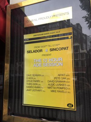 Sincopat vs Selador during Amsterdam Dance Event 2016