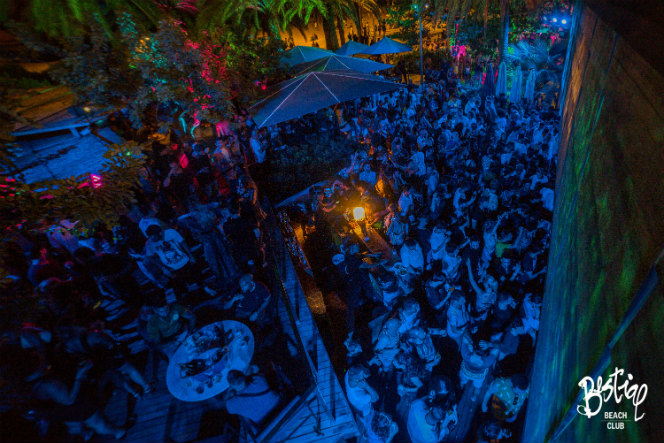 fryhide showcase at Bestial Beach Club during OFFSonar in Barcelona