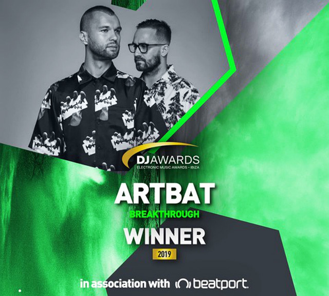 Ukranian duo ARTBAT pick up Best Breakthrough Artists at Ibiza DJ Awards 2019