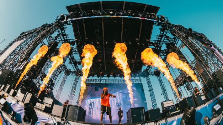 Les Plages Électroniques festival, in Cannes, France.